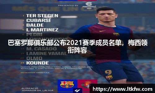 巴塞罗那俱乐部公布2021赛季成员名单，梅西领衔阵容